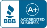 BBB Accredited Business, A+ rating